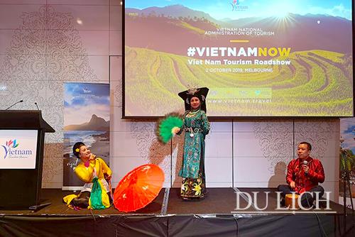 Giới thiệu Du lịch Việt Nam tại Úc (ảnh: Vụ Thị trường Du lịch)